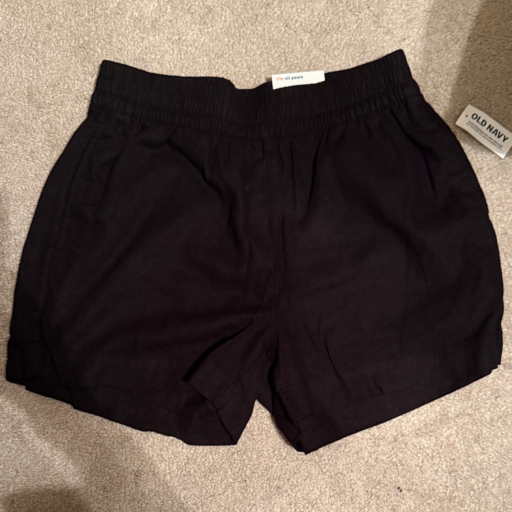 Old Navy Women's High Waist Black Shorts